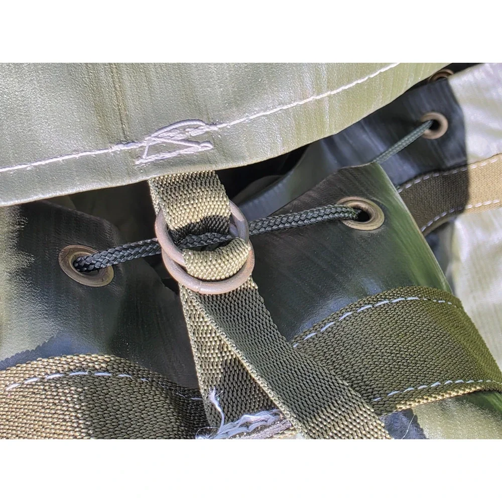 Czech M85 Rubberized Military Dual Access Duffel Bag Transport Bag, Olive Color